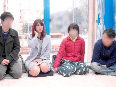 【マジックミラー号/素人ナンパ企画】「あ…ゴム破けてた…」夫婦交換でスワッピングSEXしたらゴムが破けて真正中出しｗ