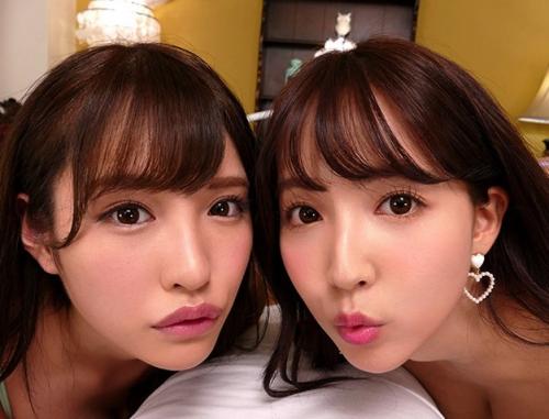 【Wアイドル×奇跡美少女VR】ジュポッジュポッ♪バイノーラルでイヤらしい〜舌使い「次はわたしぃ〜♡」濃厚フェラに脳内革命や〜〜！