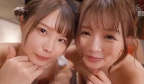 【松本いちか 永瀬ゆい】絶品エロ美少女二人が同時に交互に何度もヌイてくれる回春エステ！濃厚サービスに絶頂の連続！