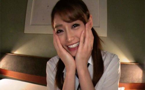 【ハメ撮り】まさに貞操観念が崩壊中！前から目をつけていた映画部部長の生徒を連れラブホテルへ////