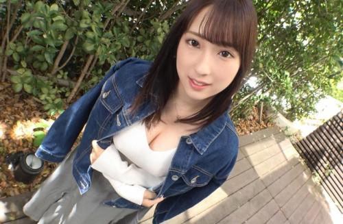 【素人】ハニカミ笑顔が可愛い隠れ巨乳女子大生。経験人数2人という超ウブなJDは、イッた感覚もよくわからない未開発ボディ！