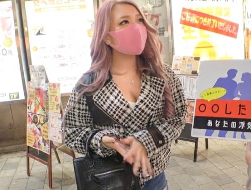 【素人】ピンク髪のレア感で、ルックスも可愛いくてスタイル抜群の美乳ちゃん！甘えた声をあげながら感じまくる顔がグッとくる！