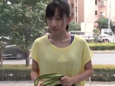 /外見える!?:マッサージ/ナンパしたスポーツJDの膣圧チェックからのおマ〇コマッサージからのH！右手が止まらないR18動画