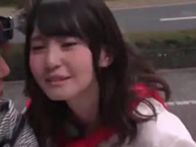 /外見える!?:企画/「チェリーじゃないでしょ…」チェリーの振りした男優が激カワ美女に寝バックでガン突き！無料で見れちゃうエロ映像