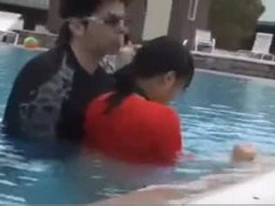 /痴漢:ヤバイやつ/『やめてください…』美人なプール監視のバイト娘をレイプ！水中で水着を下げられた美女！驚愕の神映像
