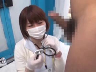 /外見える!?:素人/『ちょっと待ってください！』可愛い看護婦さんにチンポを合法的に露出！魅力的な女の子のR18動画
