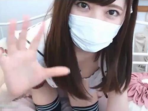【ライブチャット】「ぺろぺろ舐めてほしいです…クチュクチュ…うぅぅんやばぁ…」アイドル級美少女淫語連発オナニー！
