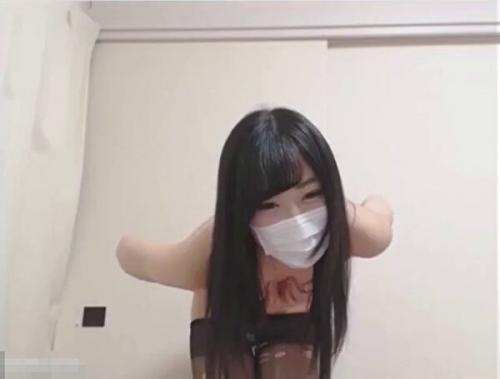 【無修正/ライブチャット】「オッパイないけどw」ちっぱい清楚娘が発情エロ配信！