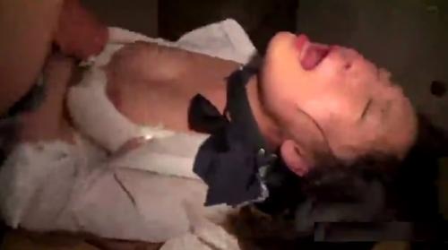 泣きじゃくる巨乳のJKをひたすら犯し続ける鬼畜レイプ魔たち！拘束された女子校生は性奴隷の家畜としてボロボロの状態に！