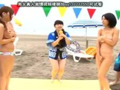 [日焼け.近親相姦]家族で海に来ていた家族がエッチな近親相姦ゲーム！体型最高な美女