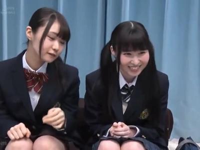 [美乳.JK]素人ナンパ『え！脱ぐんですか…』綺麗なJKがおっぱいモミモミ企画でH！即抜け注意なエロ映像