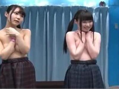 [エステ.リフレ]『恥ずかしぃです♡』幼い顔の女子校生におっぱいエステしてH！ギンギン確実
