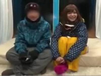 [マジックミラー.NTR]【マジックミラー号】アベックの女の子に車内でノースキンチンポ挿入！お肌ピチピチな美女