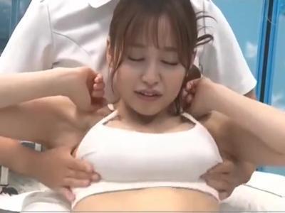 [企画.エロ動画]素人ナンパ『中はダメ…』可愛い婦人にエロエステして寝取り！発情MAXの即抜け映像