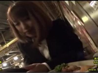 『ちょっと、酔っちゃった♡』スーツ姿のOLをナンパして即ハメ！おっぱいがエロい