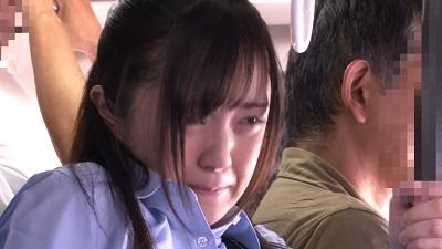 【JK・痴漢調教】連日痴漢でOKにするべく押しに弱い少女を再び狙う。