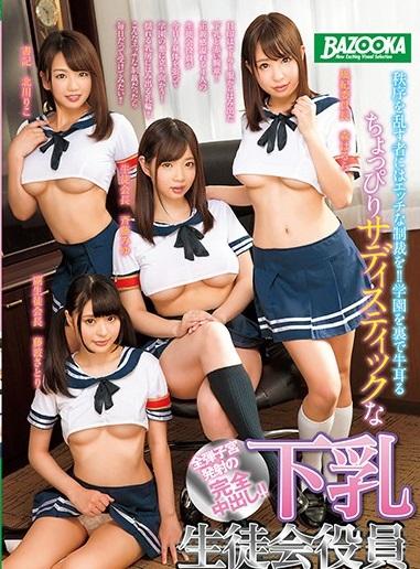 ＊JK＊ハーレム＊学園モノ　秩序を乱す者なら生徒だろうと教師だろうとお構いなしにHな制裁【秩序を乱す者にはエッチな制裁を！！学園を裏で牛耳るちょっぴりサディスティックな下乳生徒会役員！】