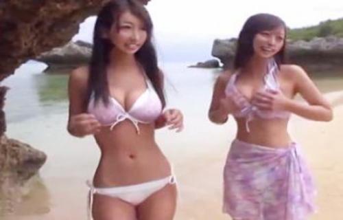 【素人】ルックスもスタイルも巨乳おっぱいも最高すぎるビキニギャルをナンパして野外で生ハメ鬼ピス中出しｗ