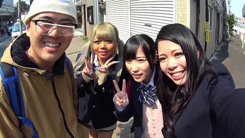 ＃ハーレム＃ギャル＃JK　「童貞くん確保！！これからすぐラブホ連れてきまーす」完全密室で、好きなJKマ●コを選んで初挿入！イマドキJK3人娘がガチ童貞とハーレムHを撮影！