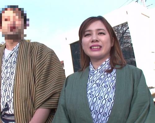 ＃マジックミラー号　爆乳人妻緊縛寝取り温泉ナンパ 旦那の目の前で初めての緊縛体験