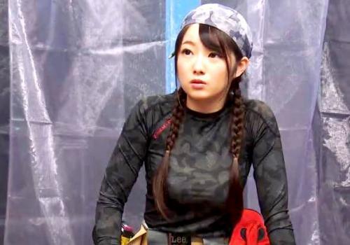 ＃素人＜MM号＞工事現場で働く‘けんせつ女子’を秒速19回激ピス・マシンバイブでガン突き！