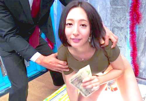 ＃素人ナンパ「…あっ…ヤダヤダイッちゃいそぅぅ…♡」お金のためにイクのを我慢ｗ！名器オマ◯コにたまらず30秒で中出し！