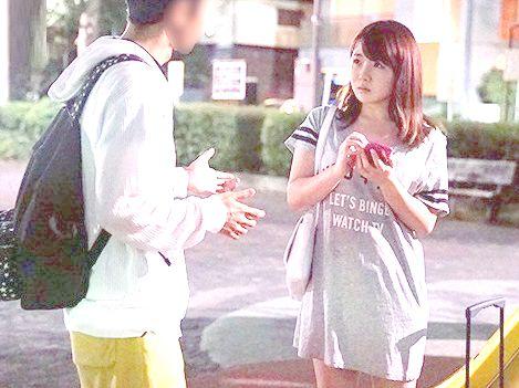 ＃素人ナンパ「イヤッ…恥ずかしい…」夏休みに実家を飛び出した東北産の素朴な家出娘。