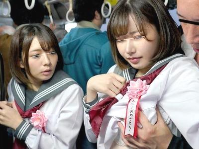 ＜痴漢凌辱＞「あんっ…やめてください///」超SSS級のナイスBODYＪＫらがバス内で強姦される…＜CuteGirlロリっ子ｊｋ＞
