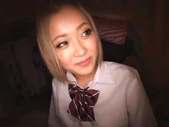 ドスケベヤリマンビッチ金髪ギャルJKはエッチな事に超オープン♡おバカ金髪ギャルと変態おじさんのプライベートセックスwww