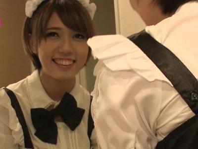 ＜外人軟派＞『きたきたきたぁーーーーw』フランスからやってきたメイドさんかわえーw＜白人＞