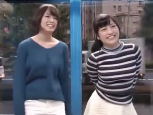 【マジックミラー×人妻】巨乳美人の熟女を無料マッサージと騙してマジックミラー号で4Pセックス♡