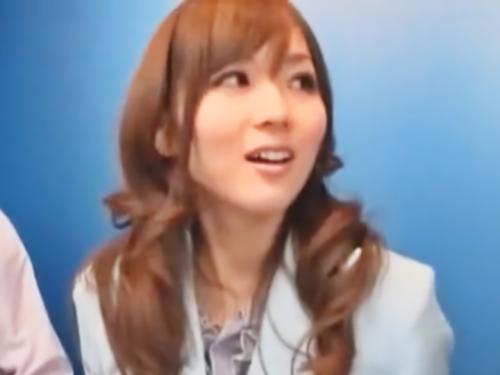 【麻倉憂】スレンダー女子アナをスタジオ内で脱がしてセクハラ♡締め付けの良いマンコに挿入でガン突きセックス♡