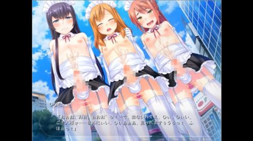【男の娘】可愛過ぎる”ついている”メイド達。キュートな牝化ちんちんも、牝化アナルも捧げてご奉仕。