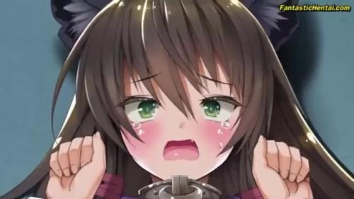 気持ち良くて切なくてもっと激しくして欲しいけど最後は絶頂に達して潮吹きする獣耳少女。