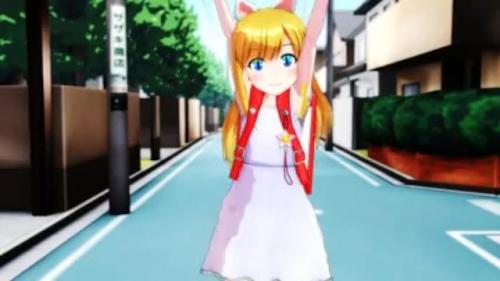 【HMV・MMD】軽快に踊る幼猫娘。エッチな遊びのせいで巨根猫男に犯される。
