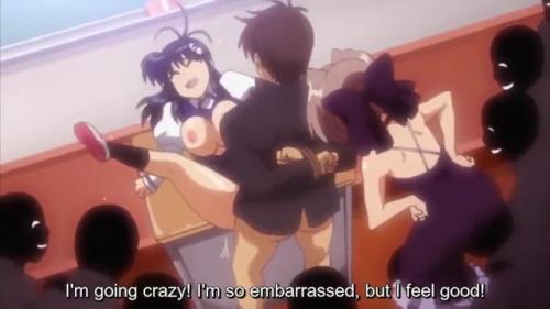 拘束されて性教育の教材に。そして片想いの相手と公開初エッチをさせられて。