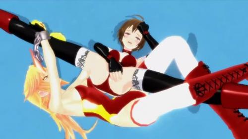 【リョナ】プロレスで痛めつけられる（脱ぎません）
