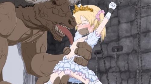 魔法少女、お姫様、冒険者。犯されるロリっ子。ドラゴン、ミノタウロス、オーガ、悪魔、触手。巨体と異形で凌辱。