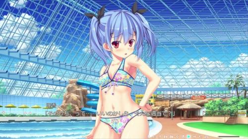 ツンデレ委員長系妹。プールで勃起しちゃった兄さんのために小さな胸で精一杯なご奉仕を。