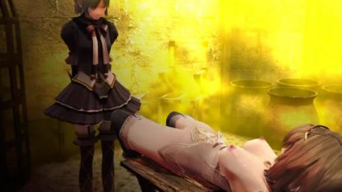 魔女による熾烈な凌辱拷問。媚薬、触手、電流。アクメ止まらずのたうち回るしかない姫。