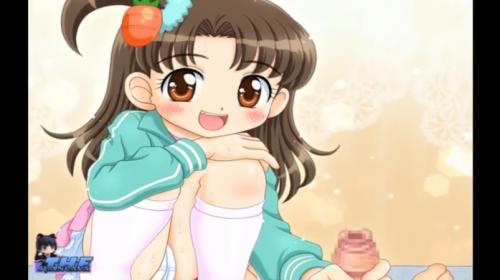 【HMV】アニメ少女達に包茎おちん○んを擦り弄られ堪らず放射。その2