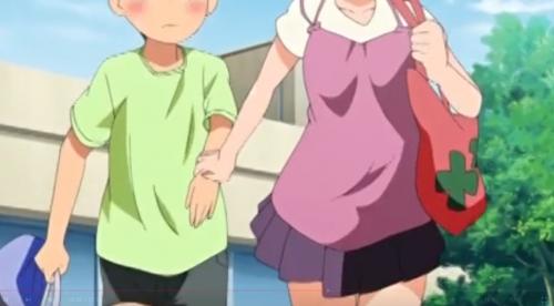 プールよりセックス！？ショタ君を誘導し向かう先はトイレ♡スク水着衣で変態ハメ撮りとかこいつらホントにお子様かよｗ