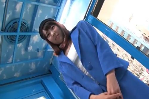 MM号　デパートの受付のお姉さんがMM号で制服のまま生チンハメハメ！