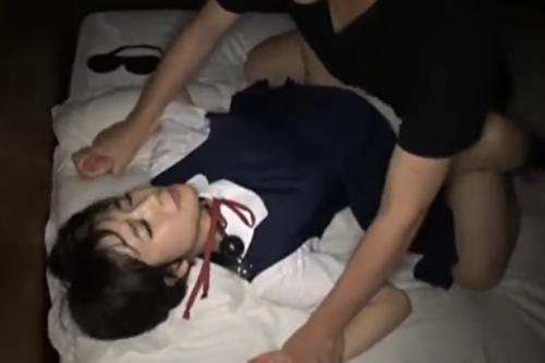 《JKレイプ》泣きながら鬼畜男に犯される制服JK！