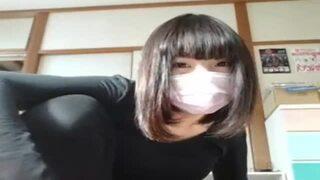 【素人ライブチャット動画 素人ｊｃ】セミロングのかわいい女子中学生が個人撮影生配信しちゃってるｗ