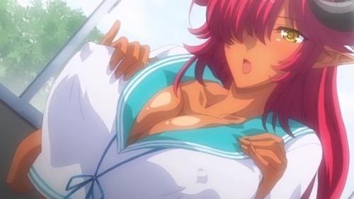 【エロアニメ】異種族の女の子から迫られてハーレム状態になる男子！
