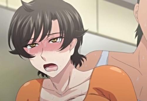 【エロアニメ】誘われたジムで若い男とエッチしてしまう人妻！
