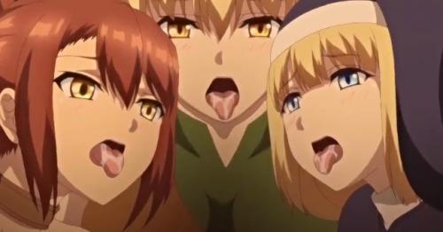 《エロアニメ》突然飛ばされた違う世界で女の子達とエッチしまくる男子！