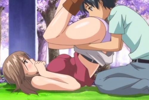 《エロアニメ》面食いな男子の押しに負けてセックスしてしまう美女！