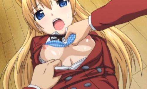 【エロアニメ】演技の練習のはずが興奮した稽古相手の男子に襲われちゃう美少女！